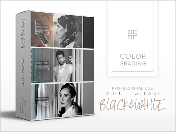 3dLUTS Package - Black & White