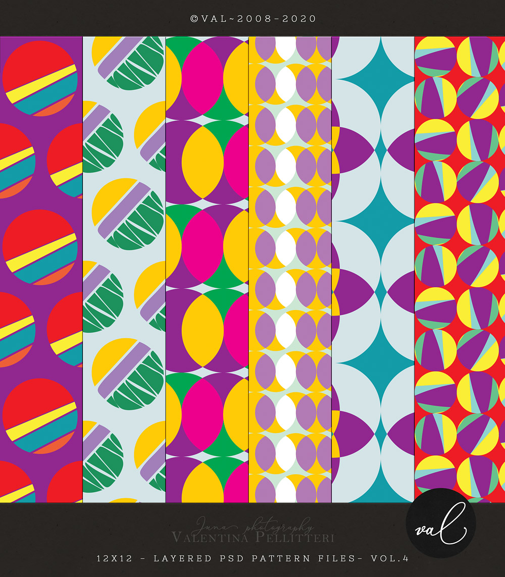 Layered Patterns 12x12 - Vol.4