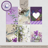 Lavender Fields {Journal Cards}